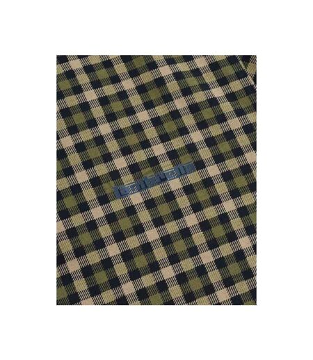 Polo Motif/style À Carreaux Aw25 Homme Bleu Marine Lambretta
