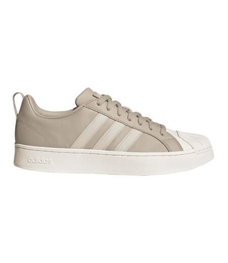 Mens Streetcheck Leather Trainers Off White Adidas