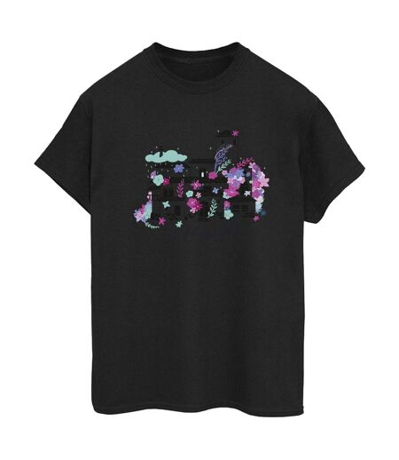 Disney Womens/Ladies Encanto Casita Cotton Boyfriend T-Shirt (Noir) - UTBI22429