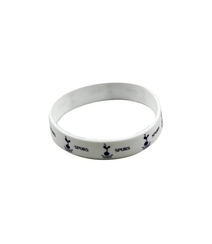Tottenham Hotspur FC Official Silicone Wristband (White) (One Size)