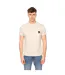 T-shirt Danversity Homme Beige Gris Duck And Cover-2