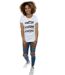 Disney - T-shirt CARS TEXT RACERS - Femme (Blanc) - UTBI13953-4