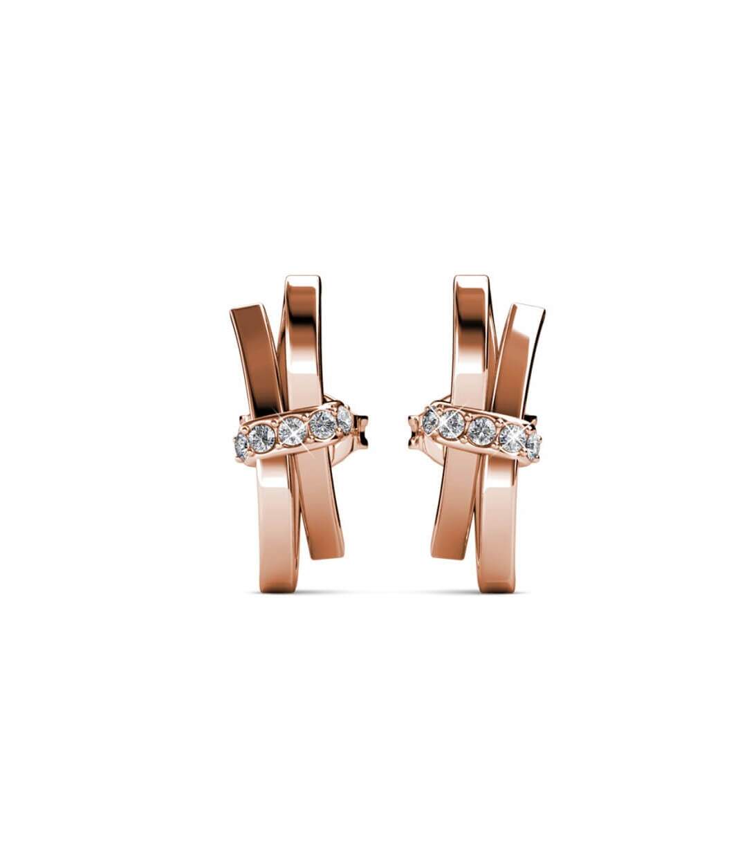 Boucles d'oreilles Luminous Bow - Cristal d'Autriche-2
