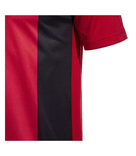 Mens Pro Team Striped Short-sleeved T-shirt Red Joma