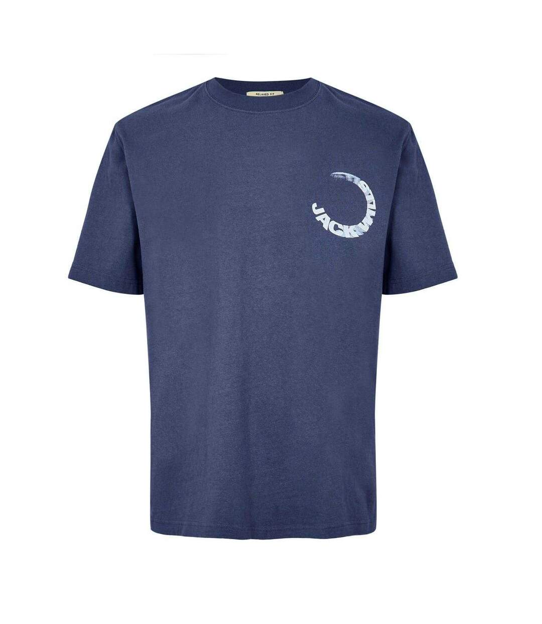 Mens Watercolour Crew Neck T-shirt Night Sky Jack Wills-2