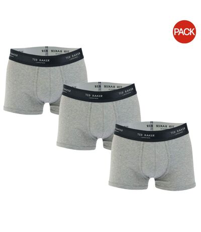 Pack Of 3  Mens Boxer Shorts  Grey Ted Baker
