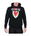 Mens Graphic Fleece Hoodie Black FA Wales-1