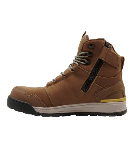 Bottines de sécurité s7s homme marron jaune Hard Yakka