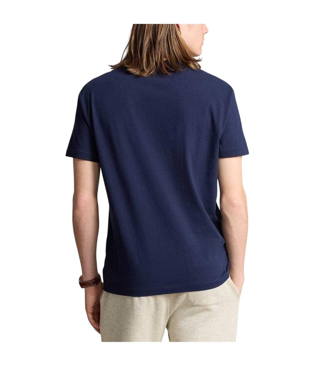 T-shirt Motif/style Logo Homme Bleu Marine Ralph Lauren-3