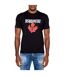 T-shirt Motif/style Feuille D´érable Ghost Homme Noir DSquared2-3