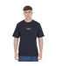 T-shirt Microbox Homme Bleu Marine Peaceful Hooligan-1