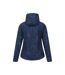 Mountain Warehouse Womens/Ladies Exodus Giraffe Print Water Resistant Soft Shell Jacket (Dark Blue) - UTMW2781