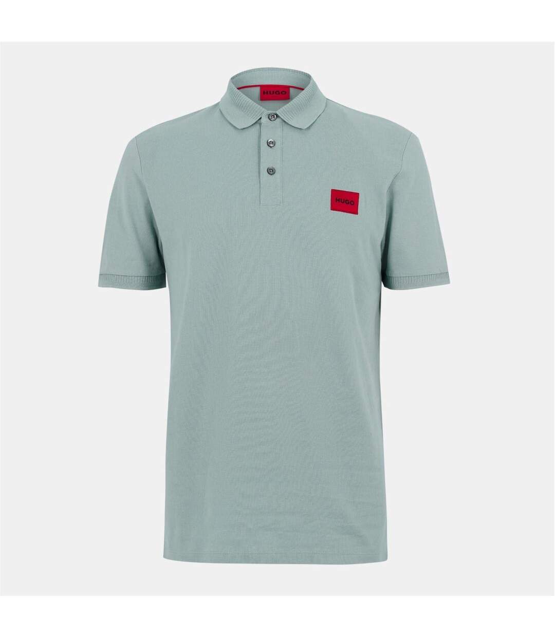 Mens Deruso Polo Shirt Light Green Hugo-1