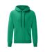 Sweat À Capuche Classic Homme Vert Chiné Fruit Of The Loom-1