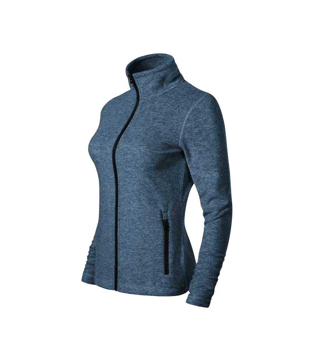 Veste Micro Factor Femme Bleu Malfini-3
