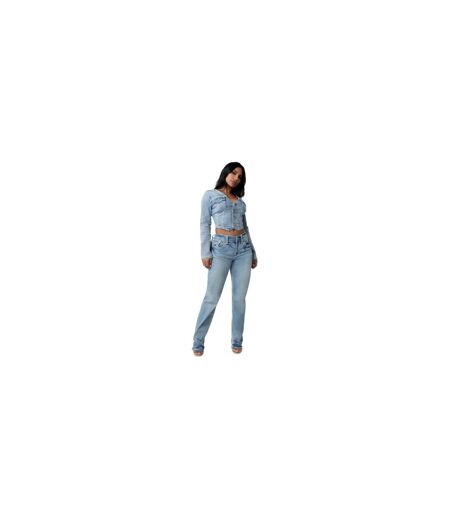 Womens/ladies Ricki Rlxd Denim Relaxed Fit Jeans Horizon True Religion
