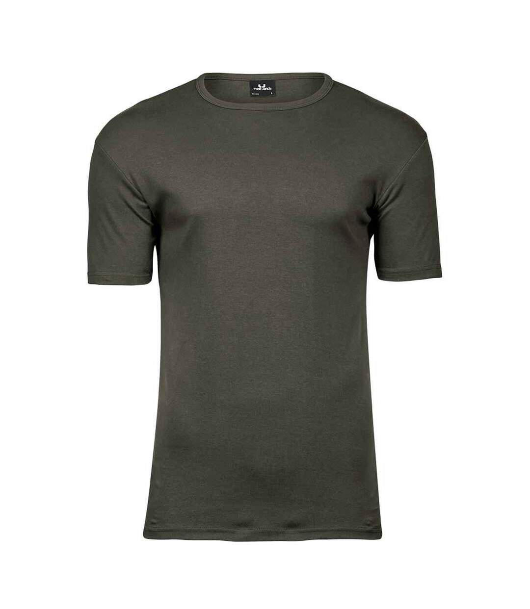 T-shirt interlock hommes vert foncé Tee Jays