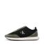 Baskets noir/vert femme calvin klein jeans retro-1