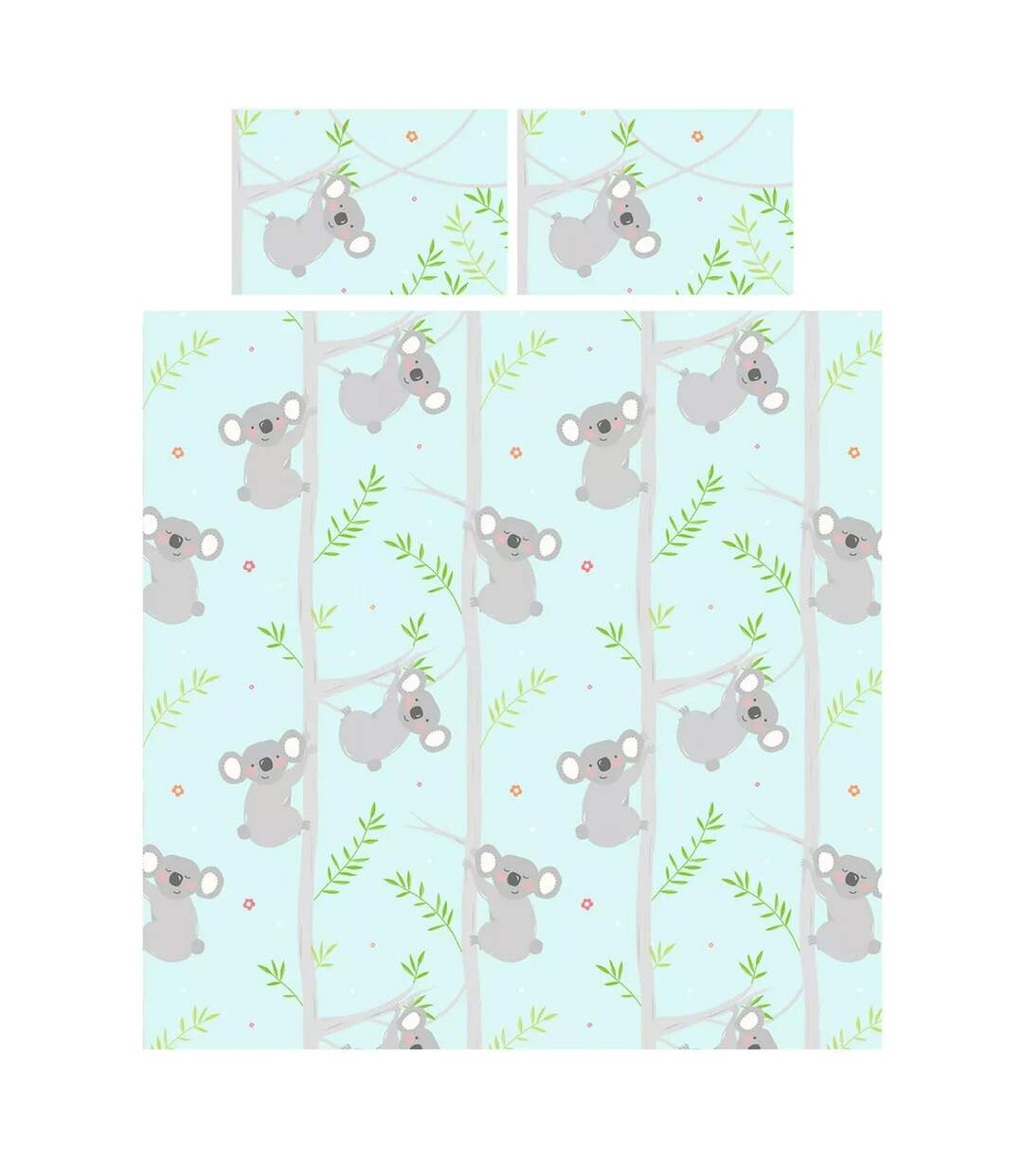 Koala duvet cover set blue/grey Rapport-1