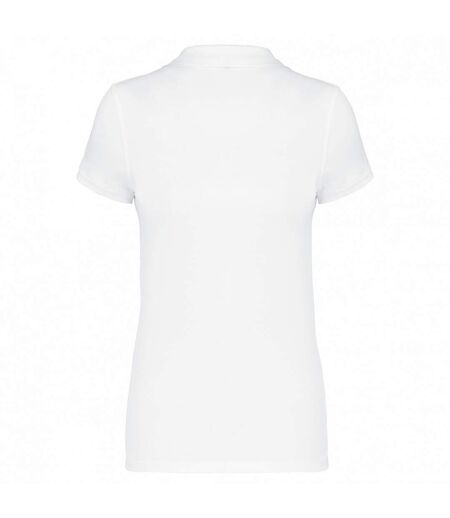 Polo femme blanc Kariban