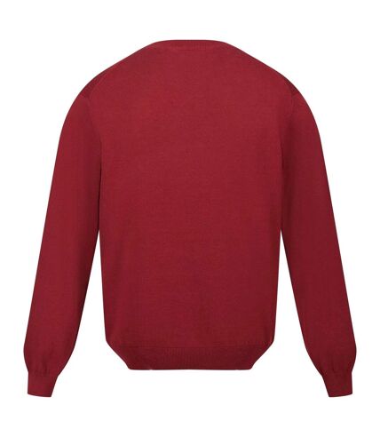 Regatta Mens Kaelen Jersey Knitted Sweater (Syrah Red) - UTRG8390