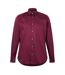 Mens Oxford Collared Long-sleeved Shirt Oxblood Ted Baker-2