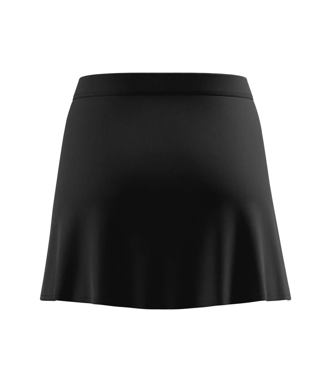 Womens/ladies Logo Swim Skirt Black Speedo-2