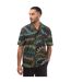 Mens Feather All-over Print Shirt Brown Marcelo Burlon-1
