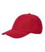 Casquette De Baseball Motif/style 5 Panneaux Earthaware Classic Rouge Classique Beechfield-2