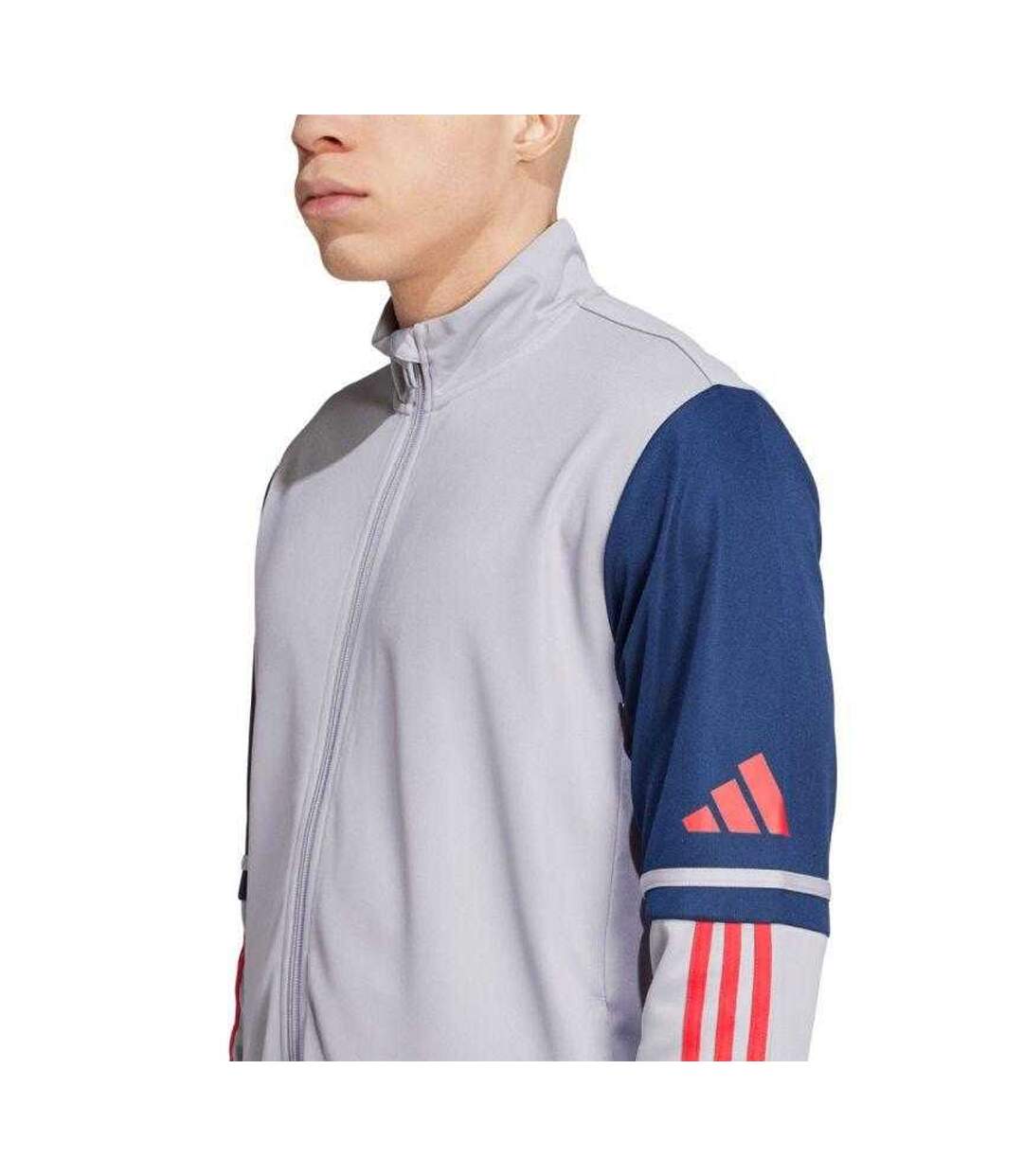Sweat Entraînement Squadra Homme Bleu Marine Foncé Gris Adidas-4