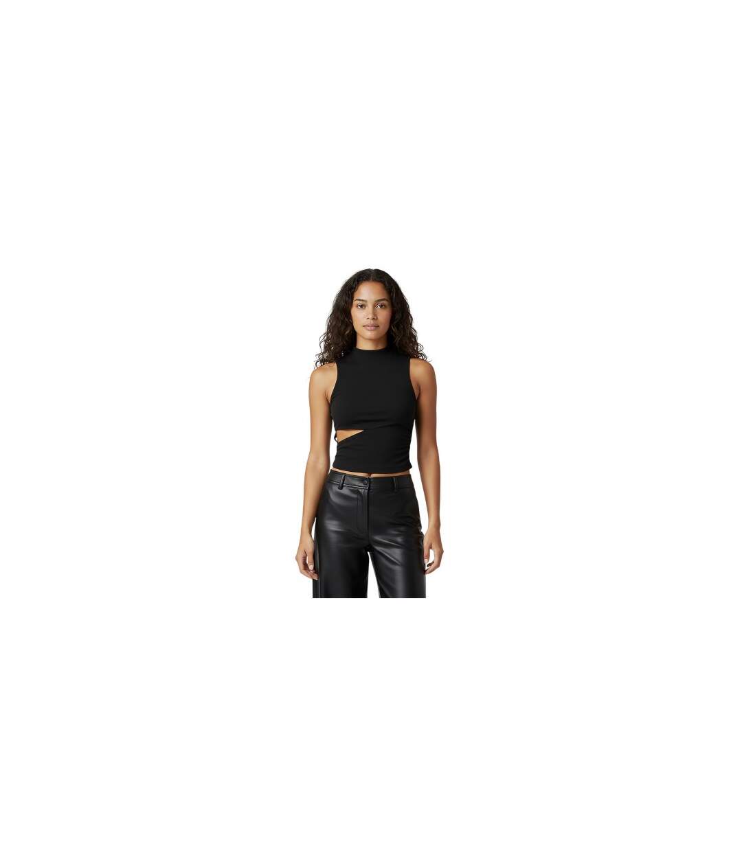 Débardeur Motif/style Découpé Femme Noir Jack Wills-1