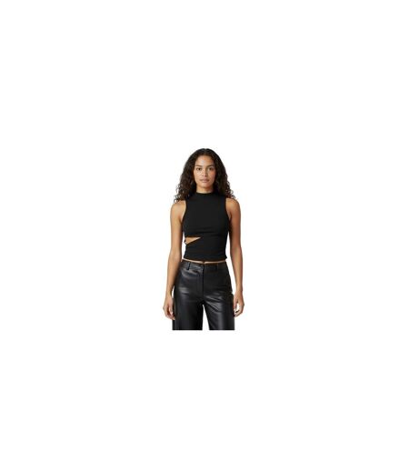 Débardeur Motif/style Découpé Femme Noir Jack Wills