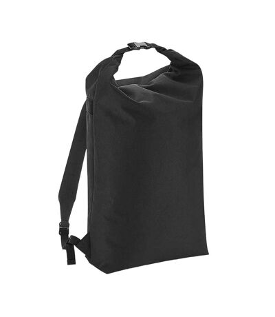 Icon roll-top backpack one size black Bagbase