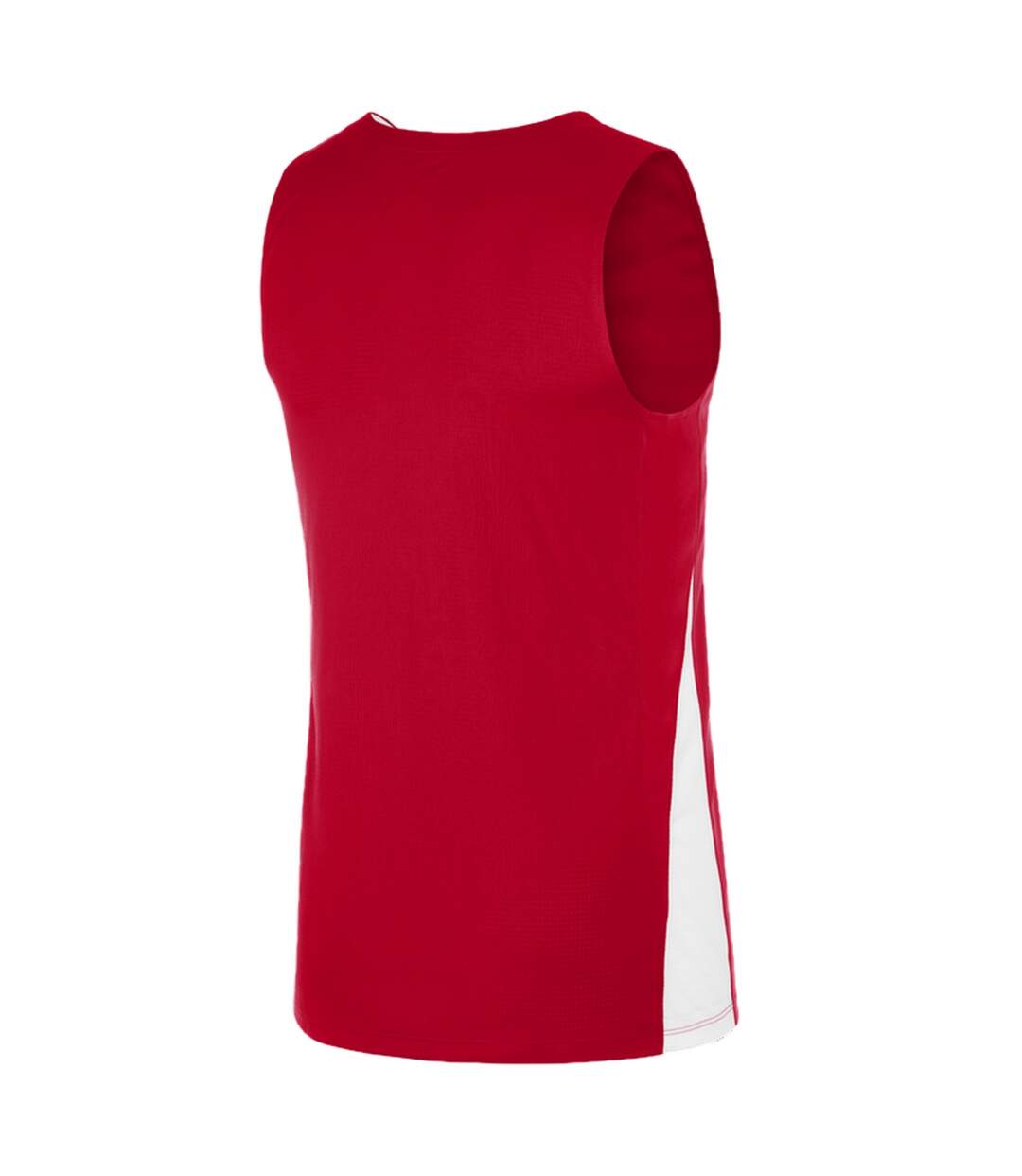 Mens Team V Neck Basketball Jersey University Red White Nike-2