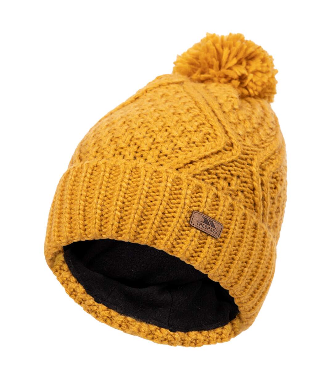 Womens/ladies Zyra Knitted Beanie Honeybee Trespass-3