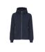 Veste à capuche femme bleu marine Cottover-1