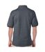 Mens classic dryblend polo shirt dark heather Gildan