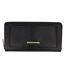 Ladies Faux Leather Wallet Large Textured Purse with Metal Detail Organiser-1