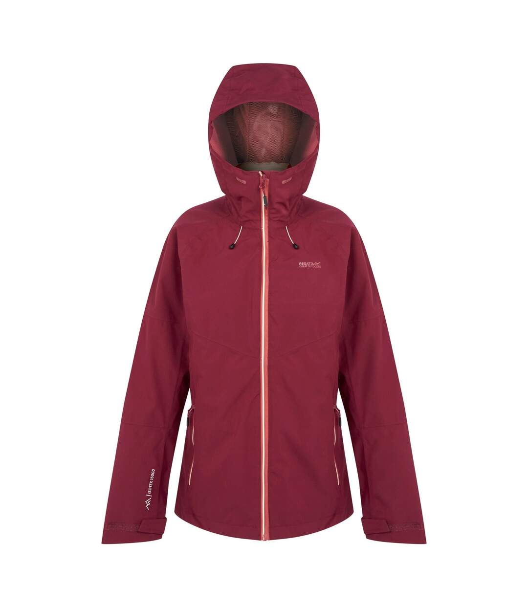 Veste wentwood femme rouge foncé / pêche Regatta-1