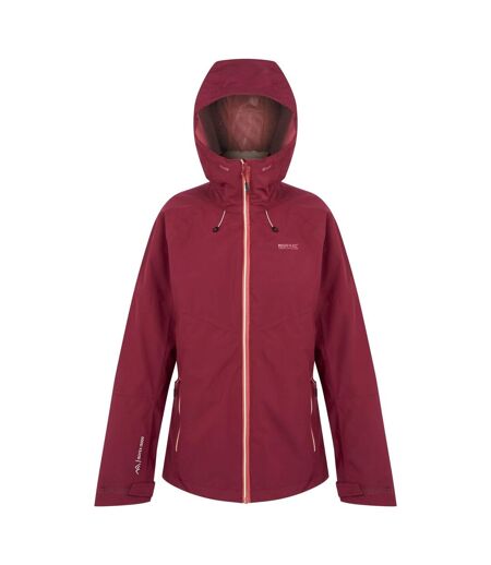 Veste wentwood femme rouge foncé / pêche Regatta