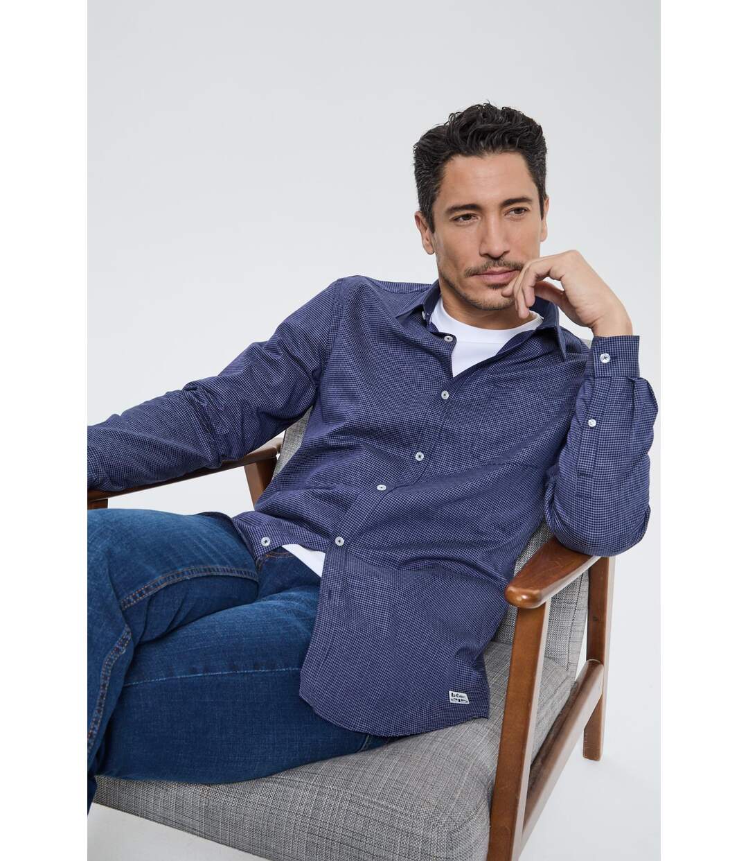 Chemise Dukiri Navy-4