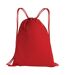 Impact Cotton Aware Drawstring Bag One Size Red XD Collection-1