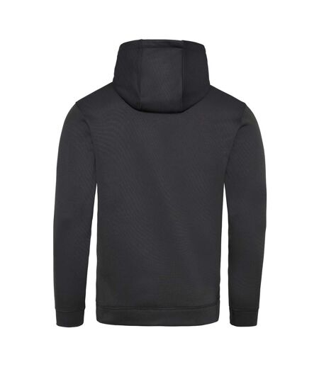 Sweat À Capuche Sports Adulte Noir Vif Awdis