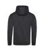 Sweat À Capuche Sports Adulte Noir Vif Awdis-2