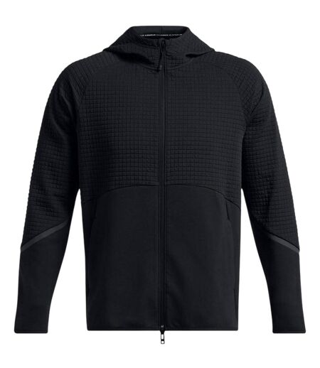 Mens Unstoppable Textured Hooded Jacket Black Under Armour