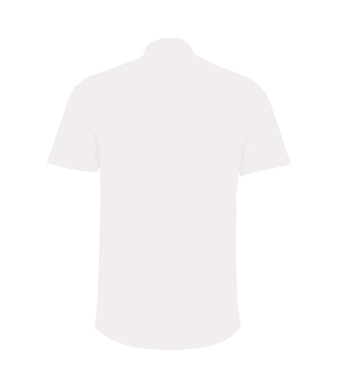 Kustom Kit Mens Short Sleeve Tailored Poplin Shirt (White) - UTPC3072-2