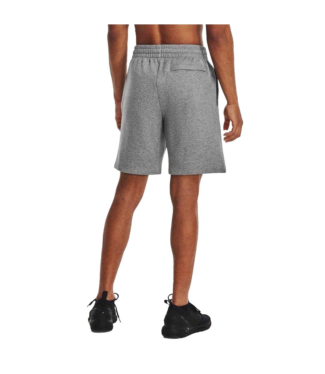 Mens Rival Cotton Blend Shorts Frost Gray Under Armour-2