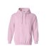 Sweatshirt à capuche unisexe rose clair Gildan-1