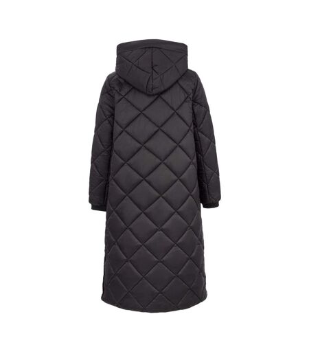 Veste Motif/style Matelassage En Losanges Femme Noir Firetrap