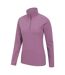 Womens/ladies Camber Ii Fleece Top Dusky Purple Mountain Warehouse-3